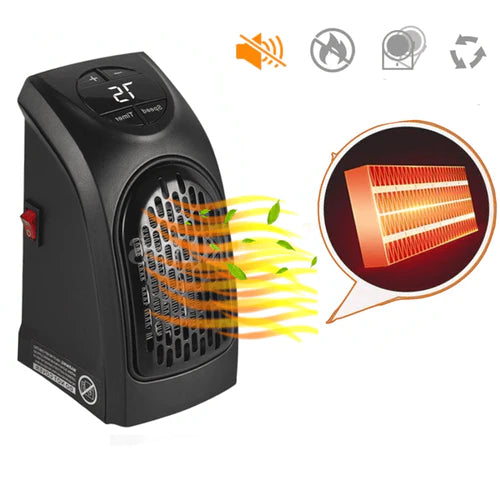 Aquecedor Portátil Elétrico - HeatSafe Compact