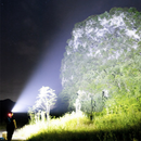 Lanterna de Cabeça com Zoom e Recarga USB - HeadBeam Ultra