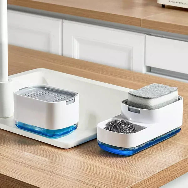 Dispensador CleanPro- Duplo com Porta Esponja