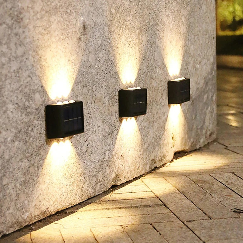 Arandela LED Externa à Prova d'Água -EcoLuz Solar