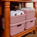 Kit de 5 Caixas Organizadoras com Tampa - OrganizePro