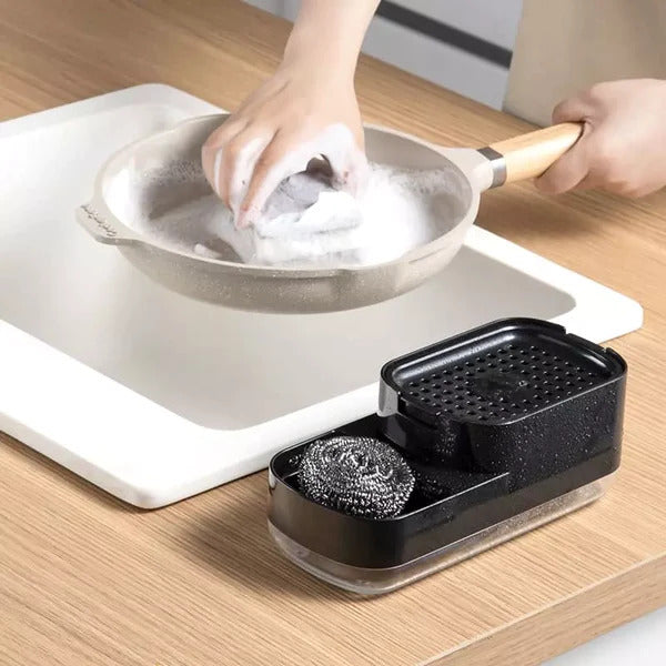 Dispensador CleanPro- Duplo com Porta Esponja