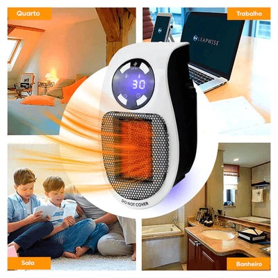 Aquecedor Portátil com Controle Remoto - HeatWave
