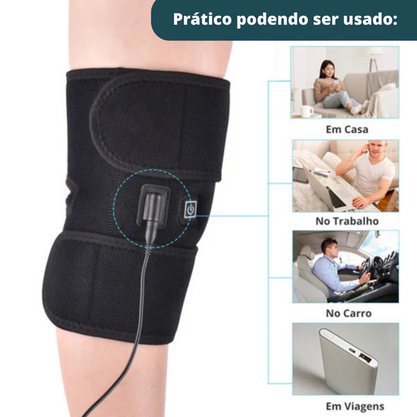 Joelheira Terapêutica com Aquecimento Aliviador - ThermoKnee