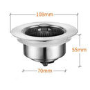 Filtro de Pia de Cozinha em Aço Inoxidável  - SinkShield Ino