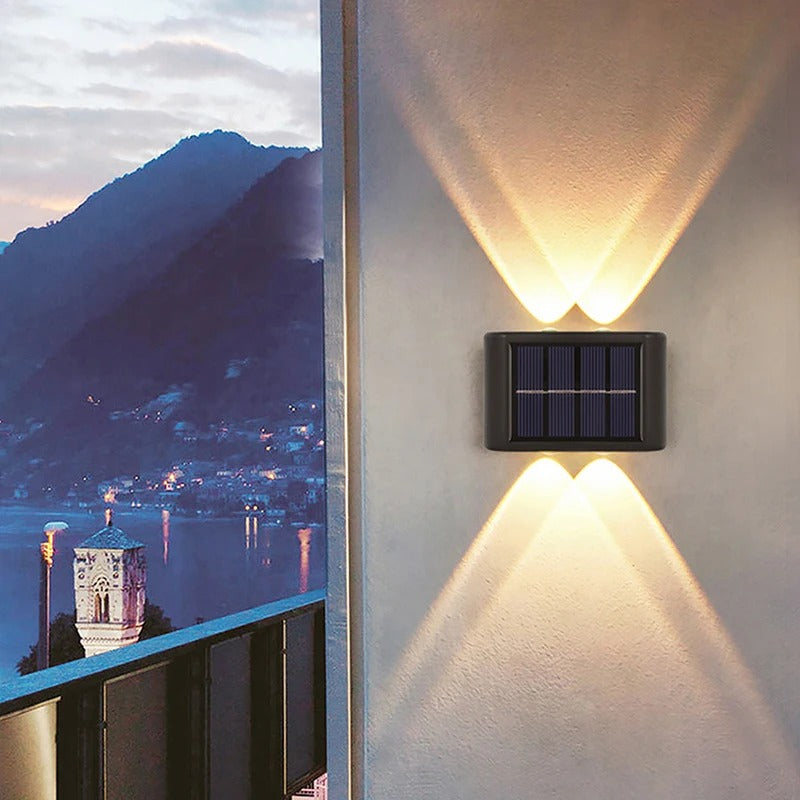 Arandela LED Externa à Prova d'Água -EcoLuz Solar