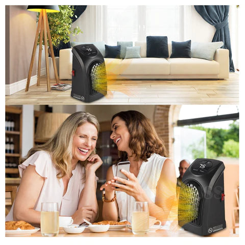 Aquecedor Portátil Elétrico - HeatSafe Compact