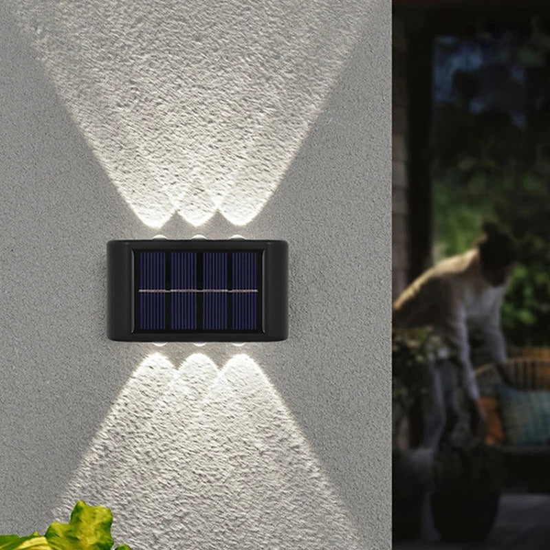 Arandela LED Externa à Prova d'Água -EcoLuz Solar