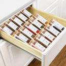 Frascos de Tempero de Armazenamento com Tampa de Bambu-SpiceBamboo