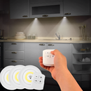 Kit 3 Lâmpadas Led Sem Fio com Controle Remoto -LumiControl