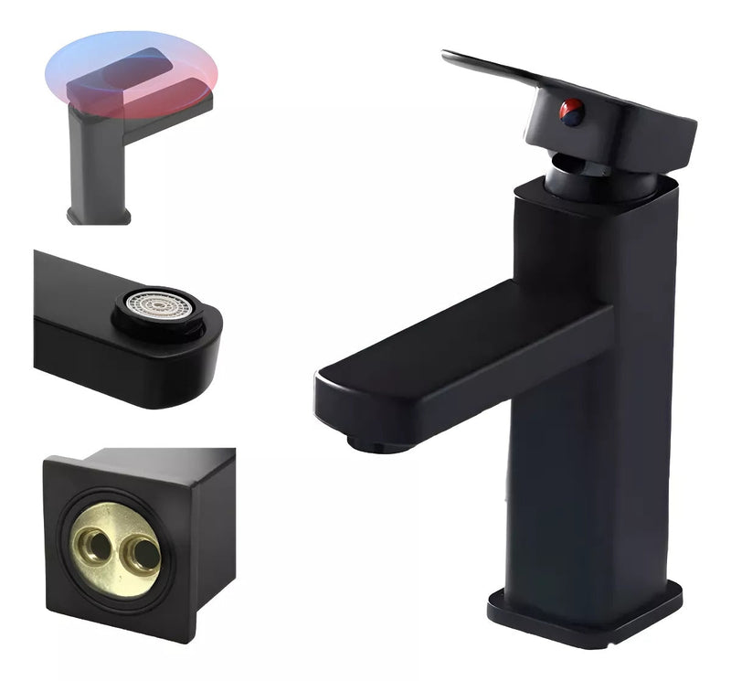 Torneira Bica Quadrada com Misturador - AquaSquare