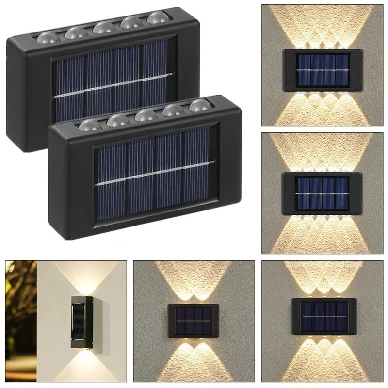 Arandela LED Externa à Prova d'Água -EcoLuz Solar