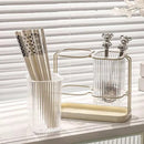 Organizador de Talheres com Cesto para Drenagem em Inox-TidyCutlery Inox