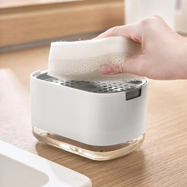 Dispensador CleanPro- Duplo com Porta Esponja