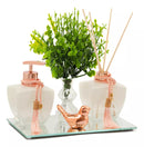 Kit Decorativo Completo com Bandeja  - EleganceLavabo