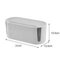 Caixa Organizadora com Filtro de Linha Integrado- WireBox Clean