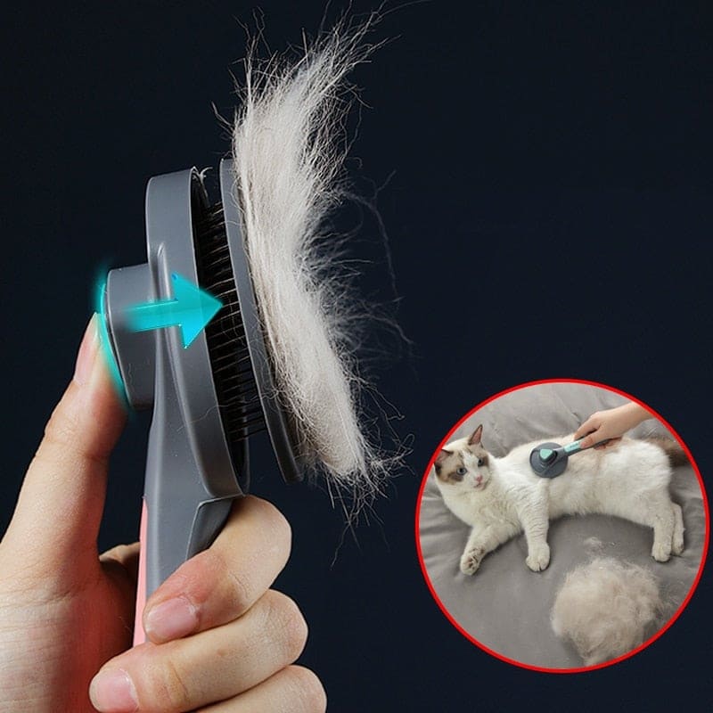 Escova 2 em 1 para Pelos e Massagem - PetCare Pro